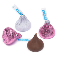 Hershey's Kisses Color Combo - Pink and White: 800-Piece Box - Candy Warehouse