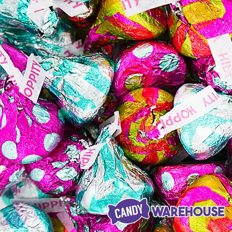 Hershey's Kisses Easter Egg Hunt Foil Designs 10.1-Ounce Bag - Candy Warehouse