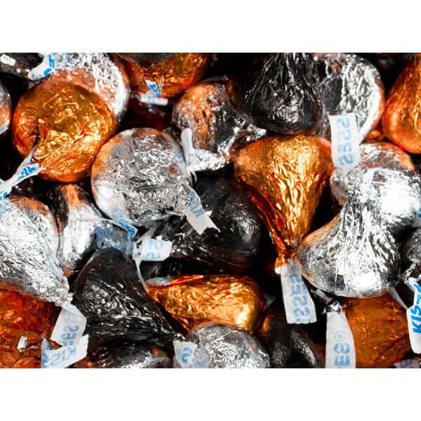 Hershey's Kisses Halloween Foiled Milk Chocolate Candy: 100-Piece Bag - Candy Warehouse