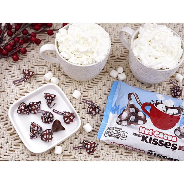 Hershey's Kisses Hot Cocoa Milk Chocolates with Marshmallow Creme: 9-Ounce Bag - Candy Warehouse
