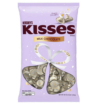 Hershey's Kisses I Do Wedding Milk Chocolate Candy: 3LB Bag - Candy Warehouse