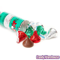 Hershey's Kisses Milk Chocolates Filled Tubular Candy Cane - Candy Warehouse