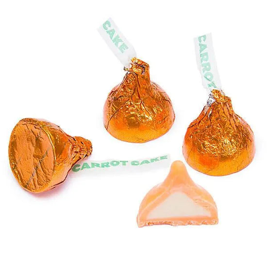 Hershey's Kisses Orange Foiled Carrot Cake Candy 9Ounce Bag Candy Warehouse