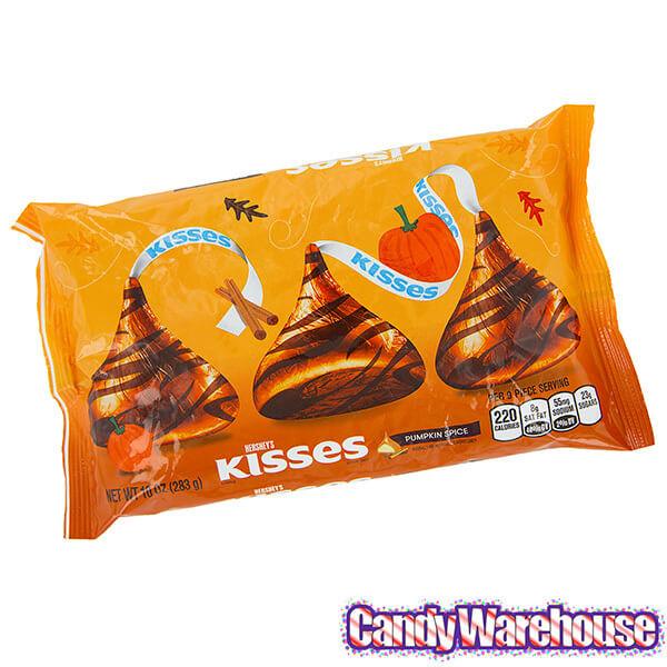 Hershey's Kisses Pumpkin Spice Candy: 60-Piece Bag - Candy Warehouse