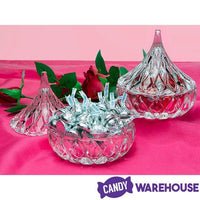 Hershey's Kisses Silver Foiled Milk Chocolate Candy: 400-Piece Bag - Candy Warehouse