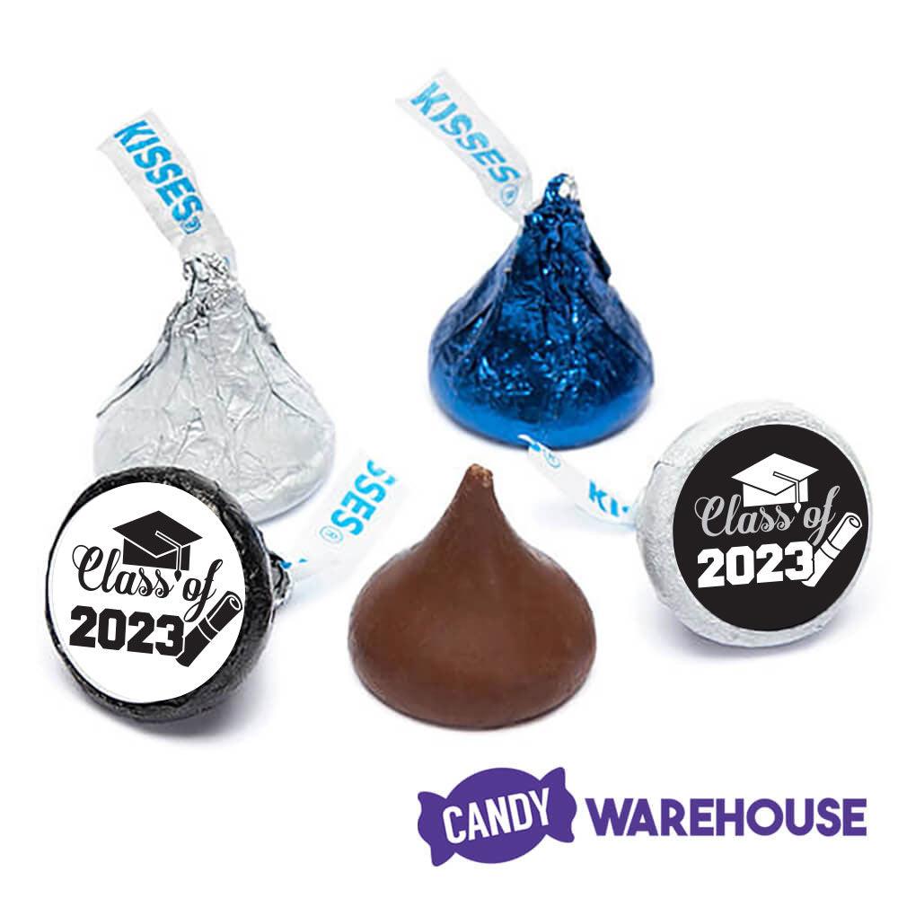 Hershey's Kisses Stickers - Graduation: 108-Piece Sheet - Candy Warehouse