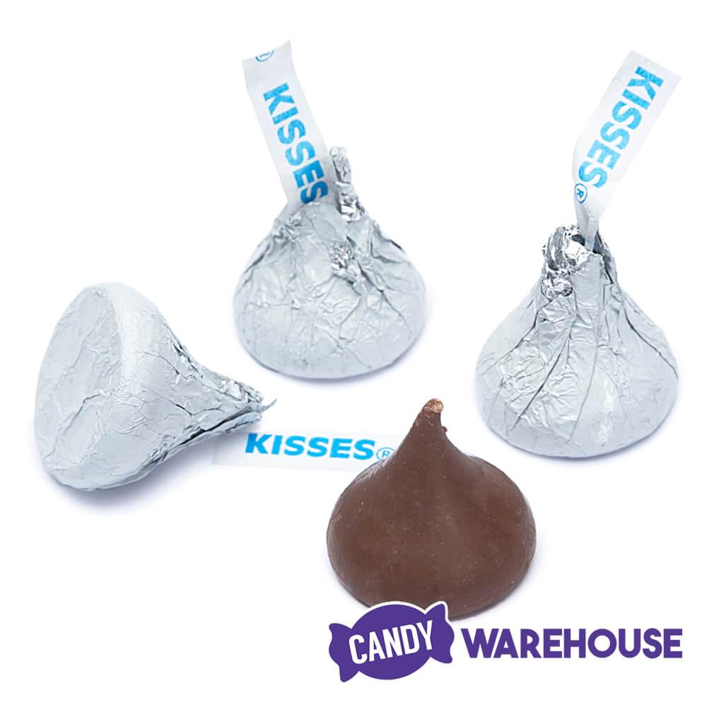Hershey's Kisses White Foiled Milk Chocolate Candy: 400-Piece Bag - Candy Warehouse
