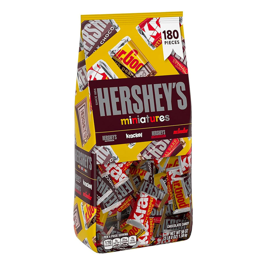 Hershey's Miniatures Chocolate Bars Assortment: 56-Ounce Bag