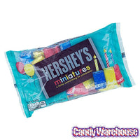 Hershey's Miniatures Chocolate Bars Party Assortment: 11-Ounce Bag - Candy Warehouse