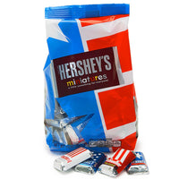 Hershey's Miniatures Chocolate Candy Bars - USA Flag: 12-Ounce Bag - Candy Warehouse
