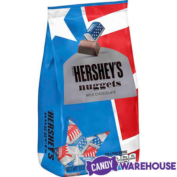 Hershey's Nuggets Chocolate Assortment - USA Flag: 10.8-Ounce Bag - Candy Warehouse