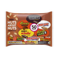 Hershey's Nuts About Nuts Assortment: 50-Piece Bag - Candy Warehouse