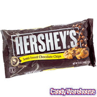 Hershey's Semi-Sweet Chocolate Chips: 12-Ounce Bag - Candy Warehouse