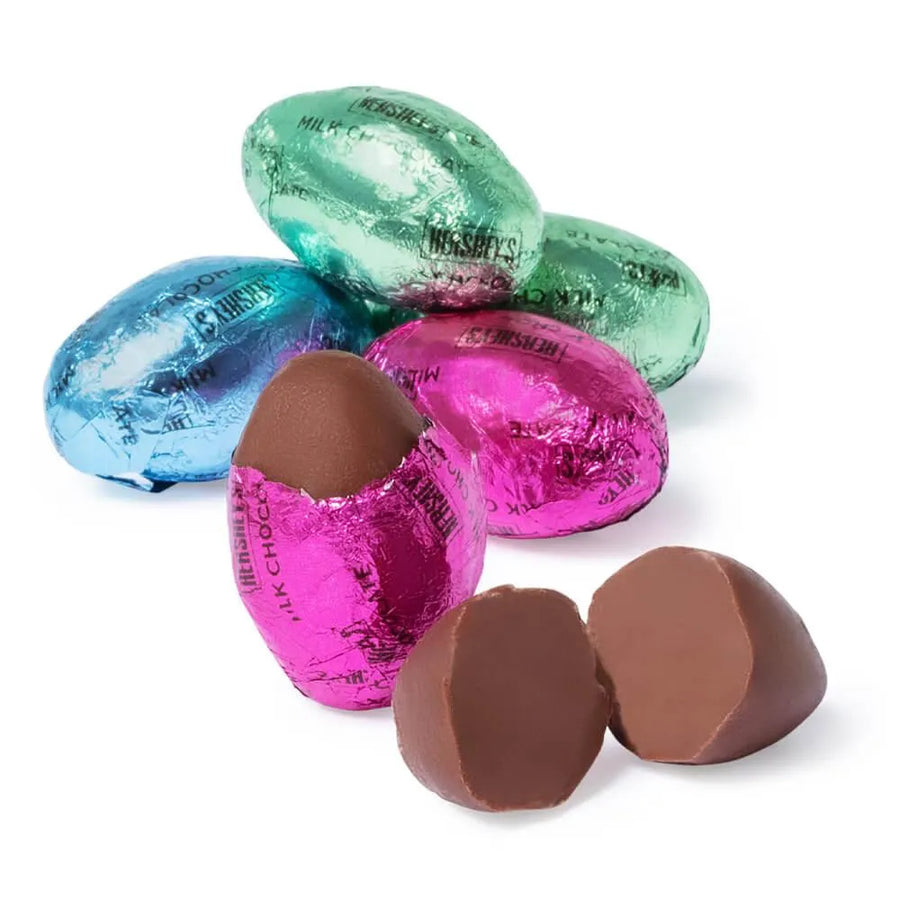Hershey's Solid Milk Chocolate Eggs 9Ounce Bag Candy Warehouse