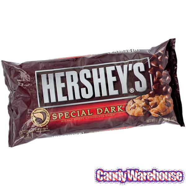 Hershey's Special Dark Chocolate Chips: 12-Ounce Bag - Candy Warehouse