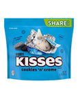 Hershey's Kisses Blue Foiled Cookies n Creme Candy: 70-Piece Bag