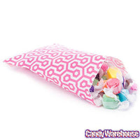 Hot Pink Honeycomb Candy Bags: 25-Piece Pack - Candy Warehouse