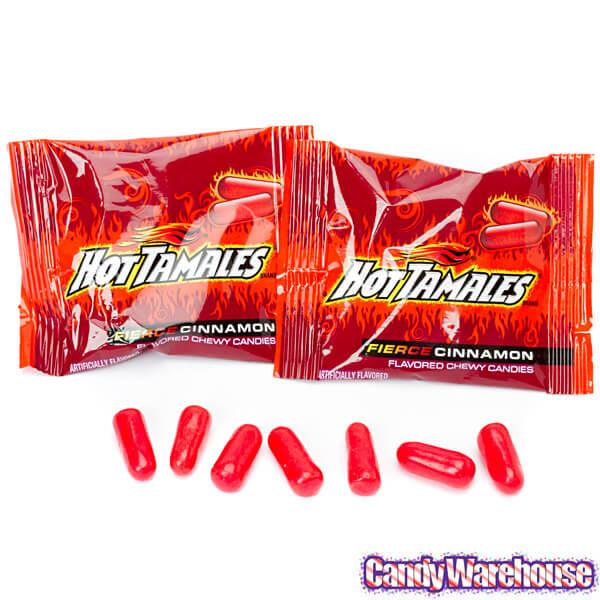 Hot Tamales Candy Snack Packs: 21-Piece Bag - Candy Warehouse