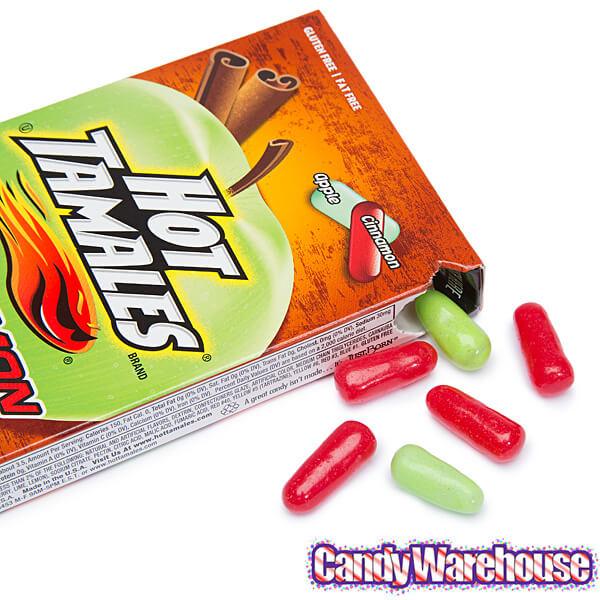 Hot Tamales Cinnamon Apple Candy 5-Ounce Packs: 12-Piece Box - Candy Warehouse
