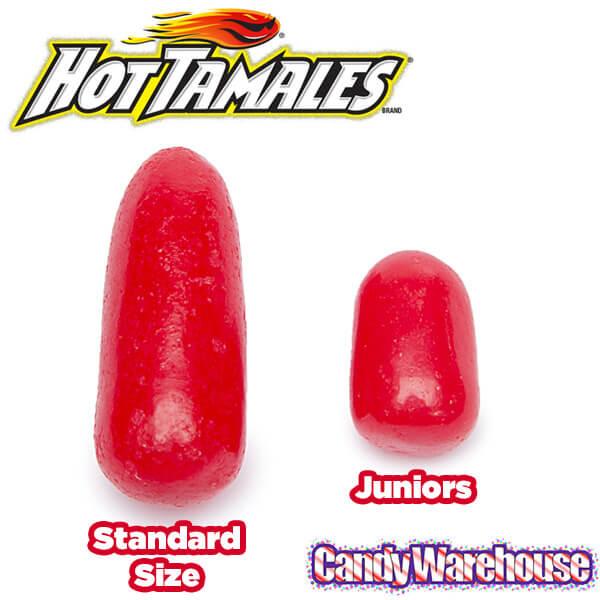 Hot Tamales Juniors Candy 3.5-Ounce Packs: 18-Piece Box - Candy Warehouse