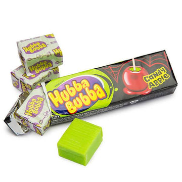 Hubba Bubba Bubble Gum Packs - Candy Apple: 18-Piece Box - Candy Warehouse