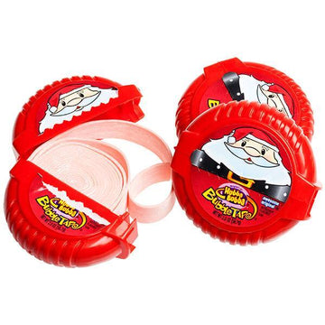 Hubba Bubba Santa Claus Bubble Tape Gum Rolls: 12-Piece Box - Candy Warehouse