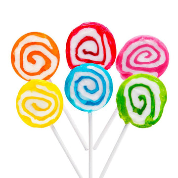 Hypno Pops Petite Swirled Lollipops - Assorted: 100-Piece Bag - Candy Warehouse