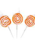 Hypno Pops Petite Swirled Lollipops - Orange: 100-Piece Bag