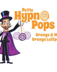 Hypno Pops Petite Swirled Lollipops - Orange: 100-Piece Bag