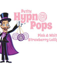 Hypno Pops Petite Swirled Lollipops - Strawberry: 100-Piece Bag