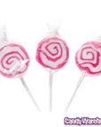 Hypno Pops Petite Swirled Lollipops - Strawberry: 100-Piece Bag