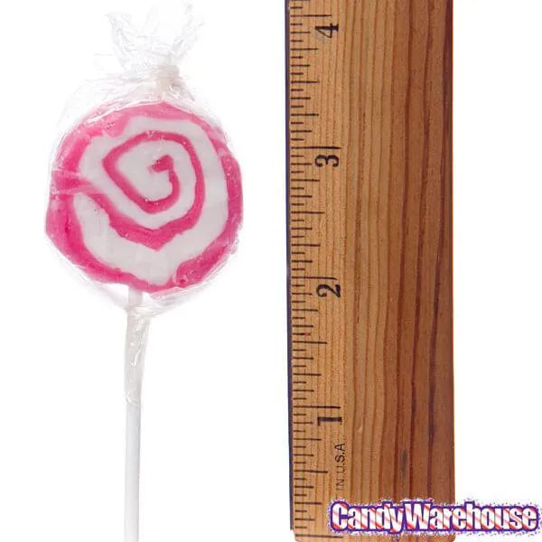 Hypno Pops Petite Swirled Lollipops - Strawberry: 100-Piece Bag