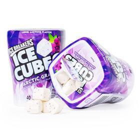 Ice Breakers Ice Cubes Arctic Grape Gum: 4-Piece Box - Candy Warehouse