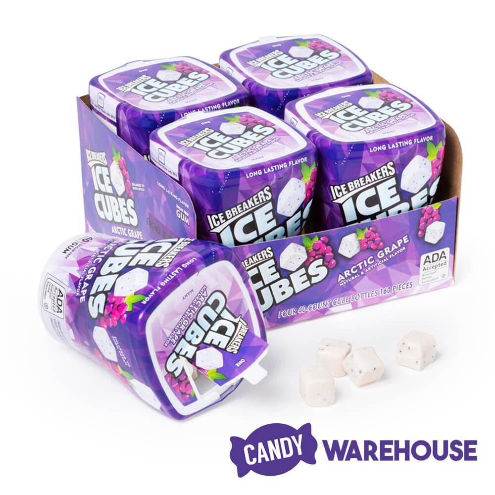 Ice Breakers Ice Cubes Arctic Grape Gum: 4-Piece Box - Candy Warehouse