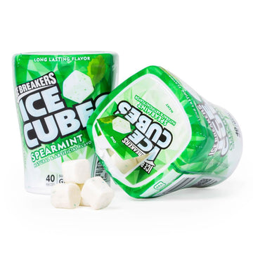 Ice Breakers Ice Cubes Spearmint Gum: 4-Piece Box - Candy Warehouse