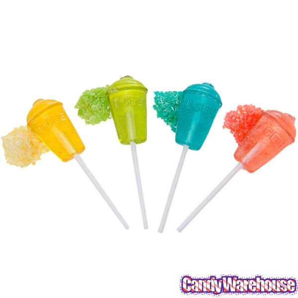 ICEE Lollipop with Popping Powder Candy Packs: 18-Piece Box - Candy Warehouse