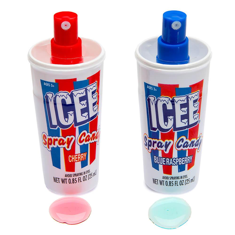 ICEE Spray Candy Dispensers: 12-Piece Display - Candy Warehouse