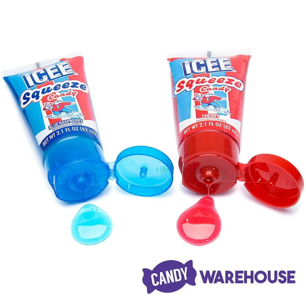 ICEE Squeeze Candy Tubes: 12-Piece Display – Candy Warehouse