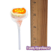 Jack-o-Lantern Lollipops: 45-Piece Box - Candy Warehouse
