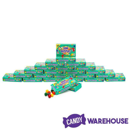 Jaw Busters Jawbreaker Candy Mini Packs 24Piece Box Candy Warehouse