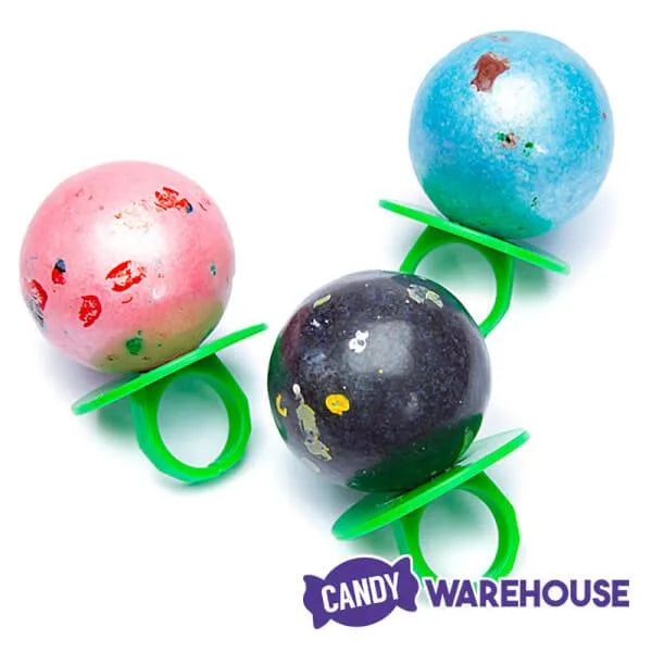 Jamican Candy Rings Jawbreaker Candy Rings: 18-Piece Display – Candy Warehouse