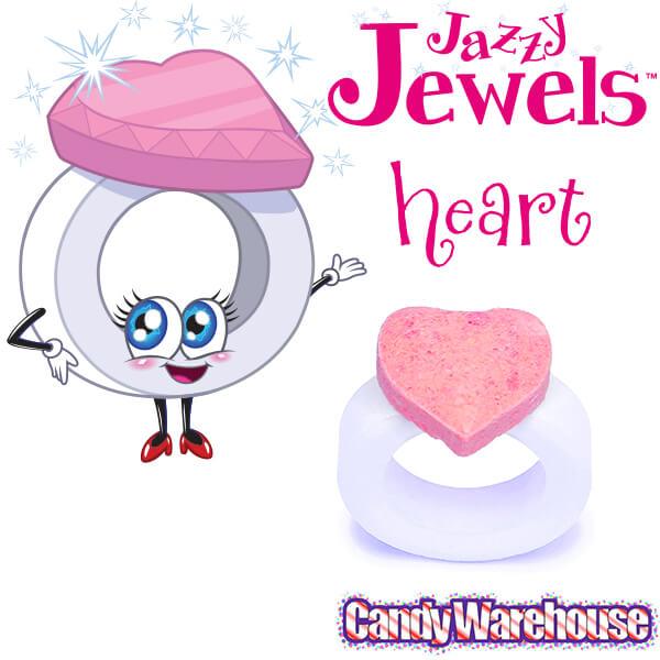 Jazzy Jewels Candy Rings: 30-Piece Bag - Candy Warehouse