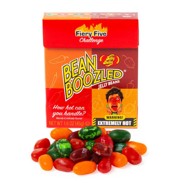 Jelly Belly 1.6-Ounce Bean Boozled Fiery Five Jelly Beans - 24-Piece Box - Candy Warehouse