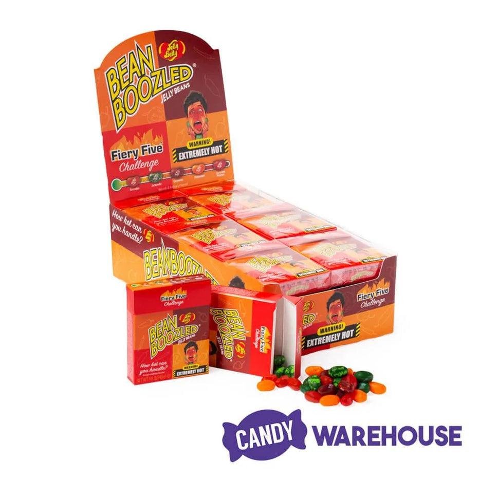 Jelly Belly 1.6-Ounce Bean Boozled Fiery Five Jelly Beans - 24-Piece B ...