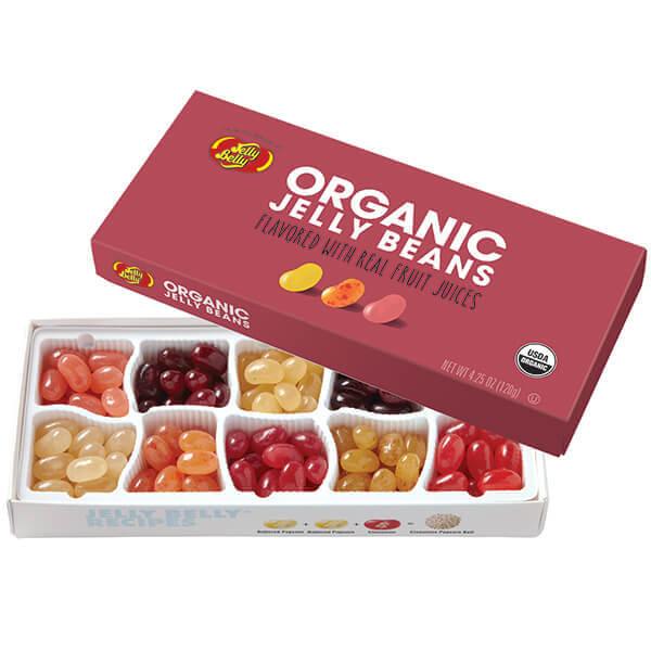 Jelly Belly 10 Flavors Organic Jelly Beans Sampler: 4.25-Ounce Gift Box - Candy Warehouse