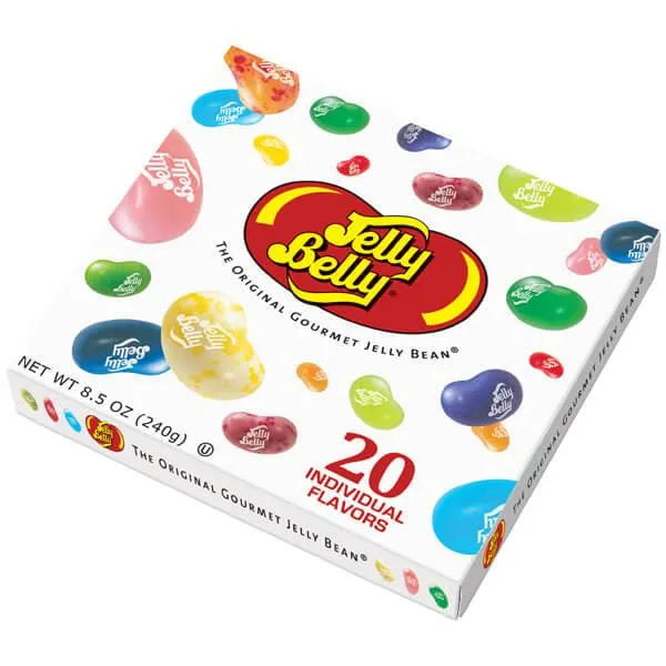 Jelly Belly 20 Flavors Jelly Beans Sampler 8.5Ounce Gift Box Candy
