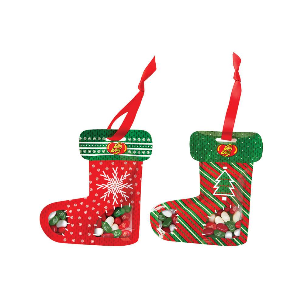 Jelly Belly 5.5-Ounce Christmas Stocking - Candy Warehouse