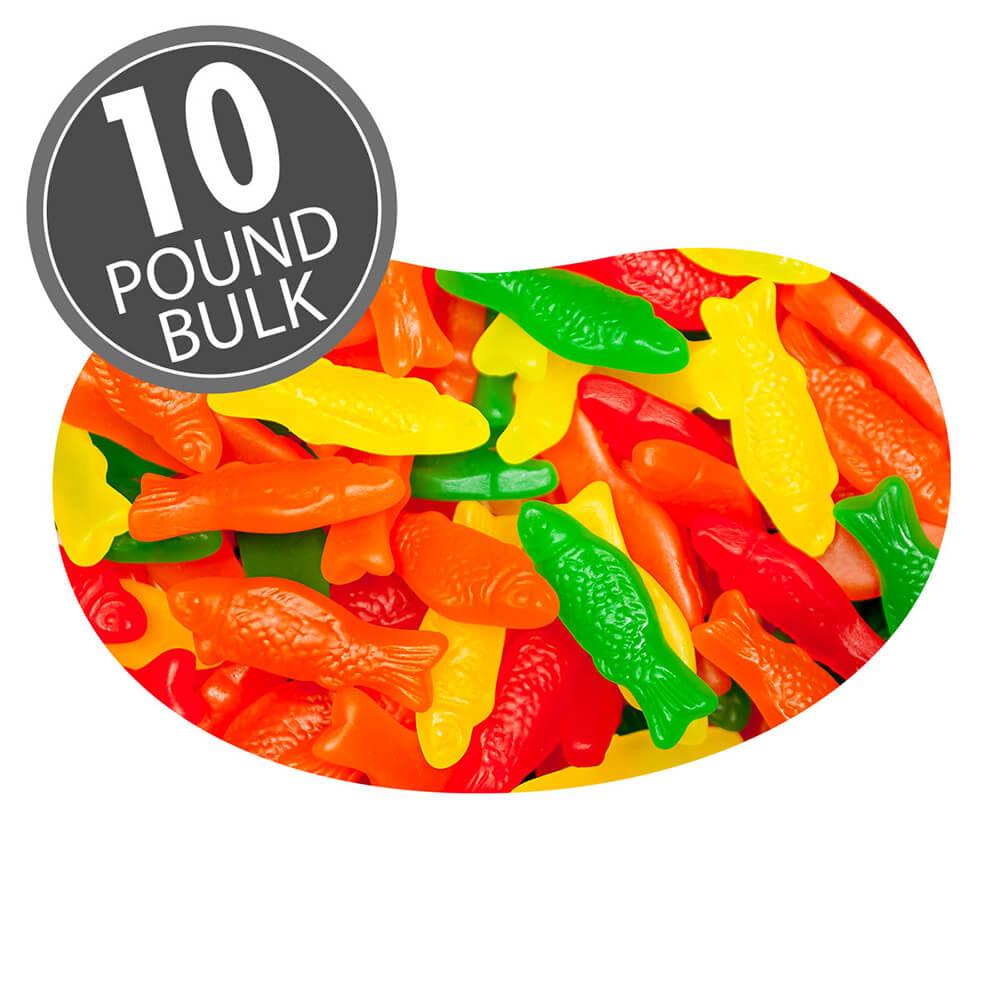 Jelly Belly Assorted Chewy Fish Candy: 10LB Case - Candy Warehouse