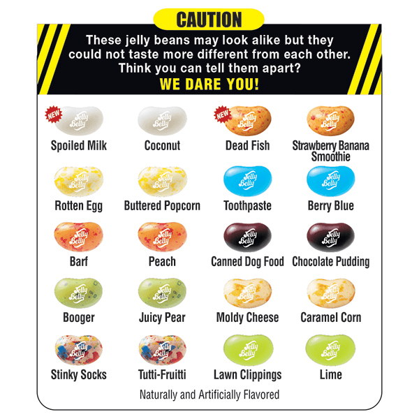 Jelly Belly Bean Boozled Jelly Beans 1.6Ounce Packs 24Piece Display