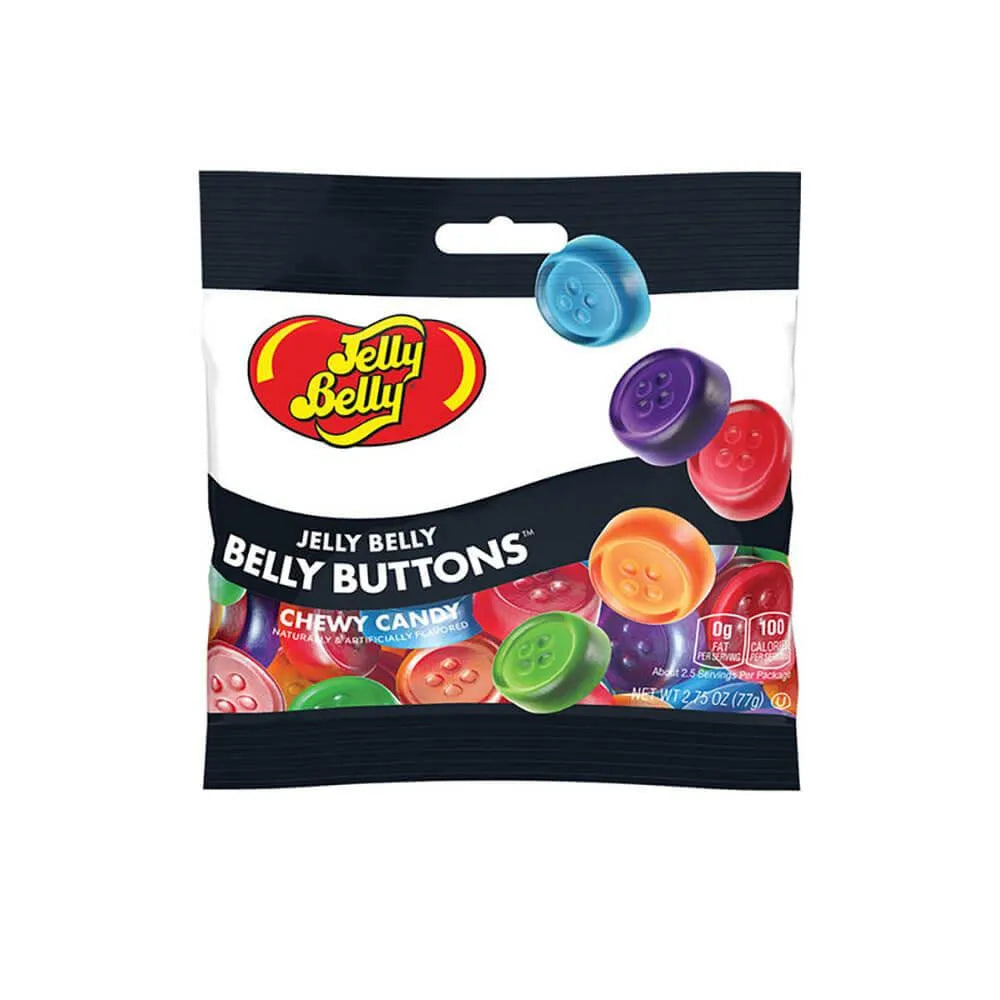 Jelly Belly Belly Buttons 2.75Ounce Packs 12Piece Box Candy Warehouse